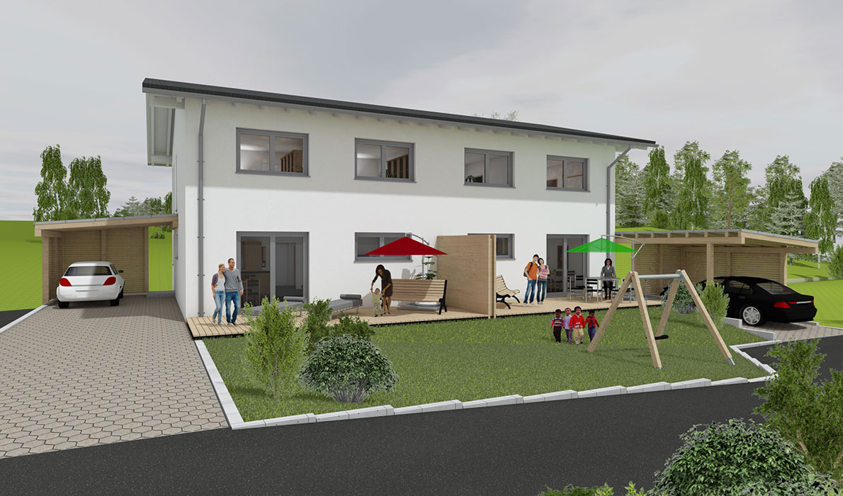 Doppelhaushälften in Schwarzach